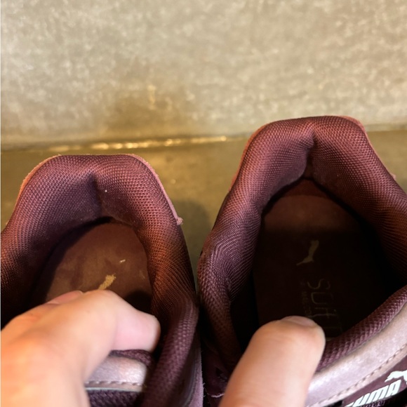 Puma Vista Metallic Women’s Sneakers Size 9 Burgundy / Purple / Excellent Used - Picture 8 of 12